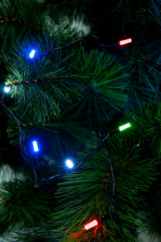 Гірлянда 100 LED 6 м (кольорова)